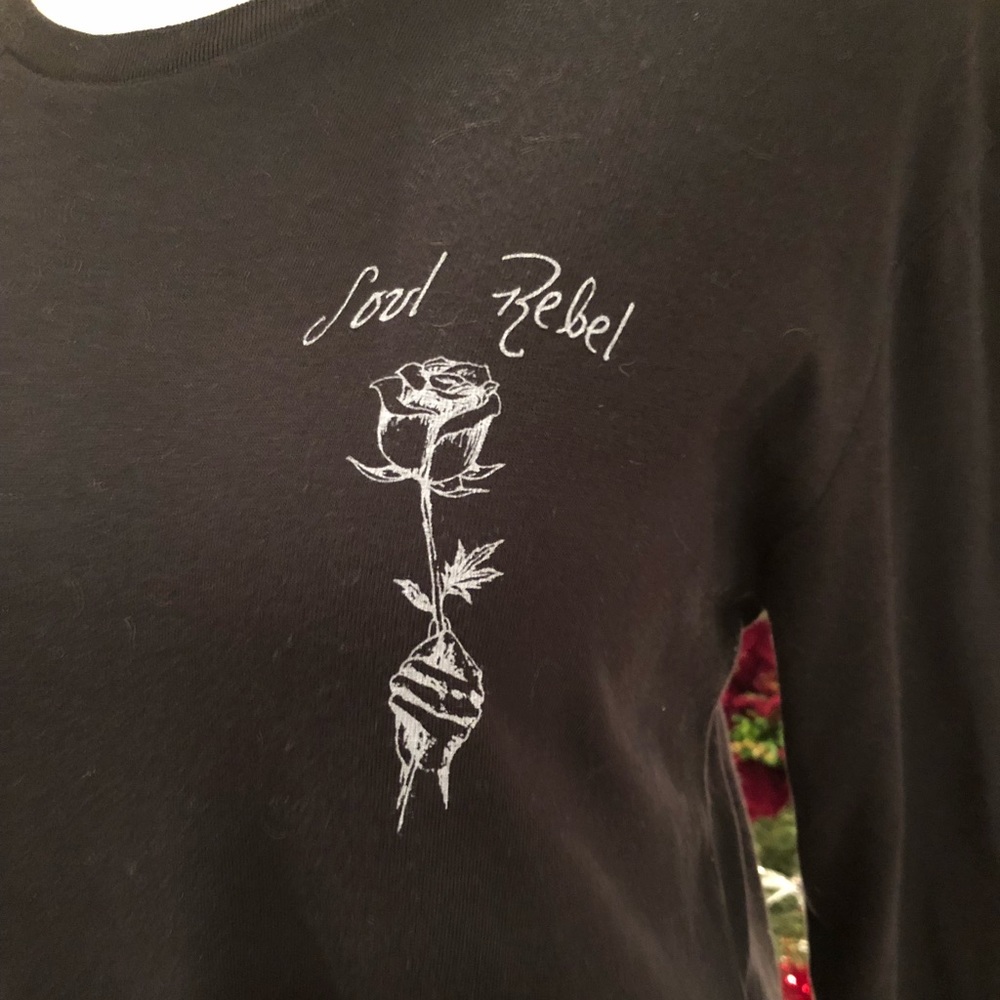 Soul Rebel LS Tee - Zip Sides
